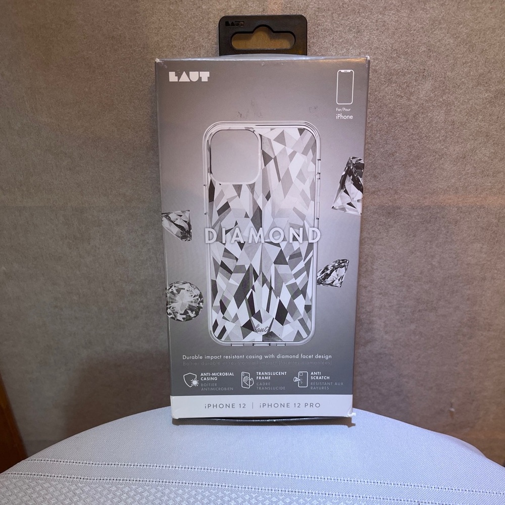 Laut 'Diamond' iPhone 12 or 12 Pro Case Facet Design Translucent Frame  Germany